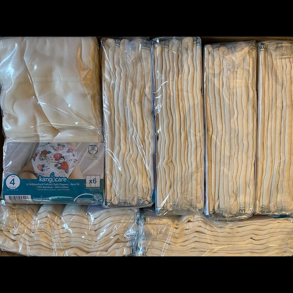 KangaCare Unbleached Prefolds